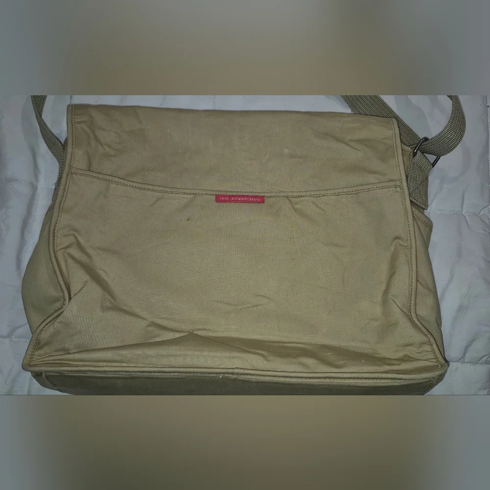 Fossil Tan Messenger Bag for Men